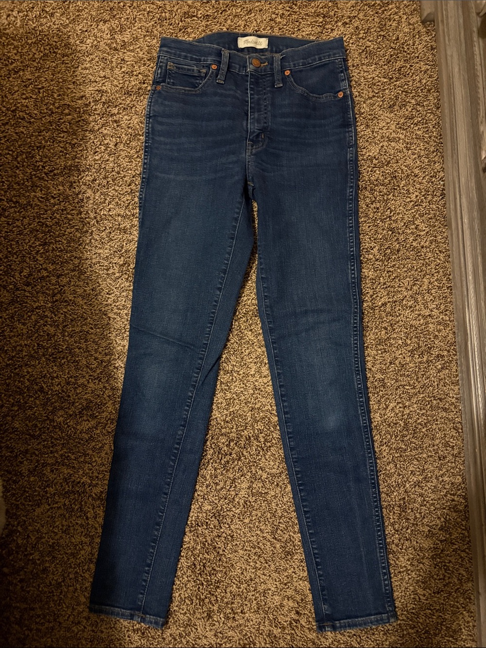 Madewell Dark Indigo Skinny Jeans 27L